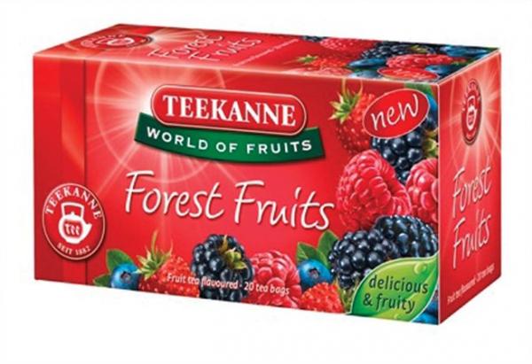 Ovocný čaj, 20x2,5 g, TEEKANNE "Forest Fruits", lesná zmes