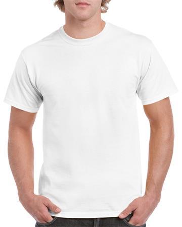 . Tričko, pánske, okrúhly výstrih 100% bavlna, veľkosť XXXL "Gildan", biele 2