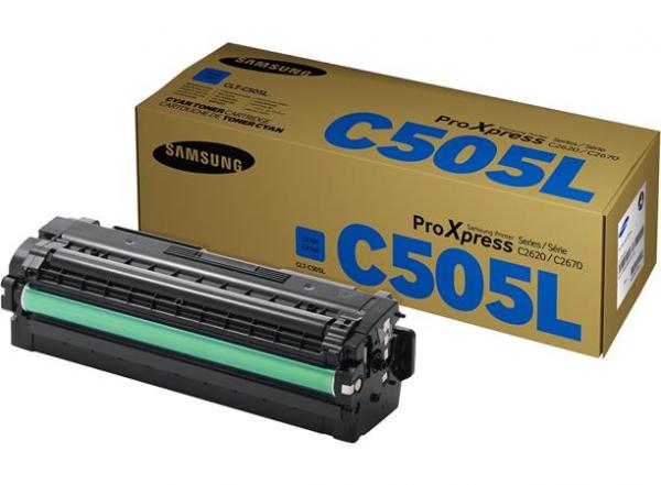 CLT-C505L toner pre SL-C2620DW, SL-C2670FW tlačiarne, SAMSUNG, cyan, 3,5k 1