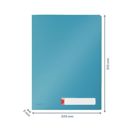 Doska na dokumenty, A4, PP, LEITZ "Cosy Privacy", matná modrá 4