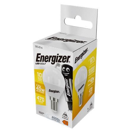 LED žiarovka, E14, golfová loptička, 4,9W (40W), 470lm, 4000K, ENERGIZER 1