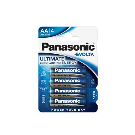 Batéria, AA tužková, 4 ks, PANASONIC "Evolta" 1