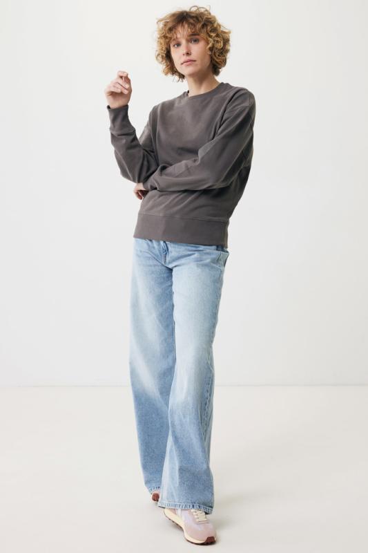 Mikina IQONIQ Kruger relaxed fit z recykl. bavlny antracitová XXS 10