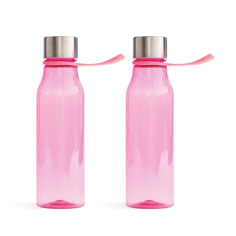 Tritánová fľaša na vodu Lean VINGA 600 ml ružová 4