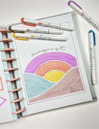 Zvýrazňovač, 1,0/3,5 mm, obojstranný, ZEBRA "Mildliner Warm", cinóberová 3