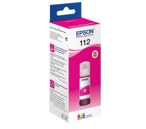 T06C34A atrament k EcoTank L6550, 6570, 6580 tlačiarňam, EPSON, magenta, 70 ml 1