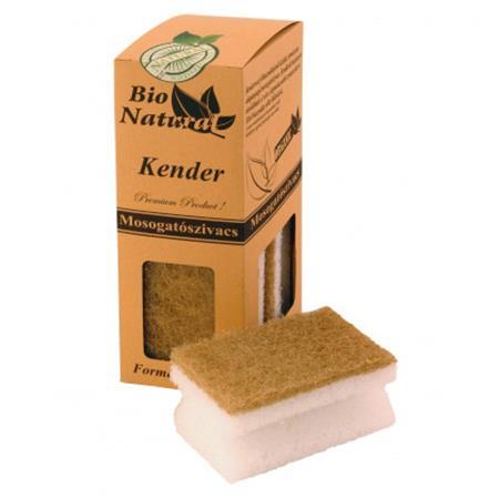 . Špongia na riad, 4 ks, BIO NATURAL, konopná
