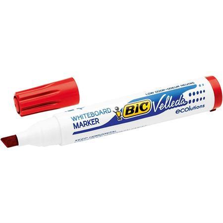 Popisovač na biele a flipchartové tabule, 1,1-5,6 mm, zrezaný hrot, BIC "Velleda ecolution 2