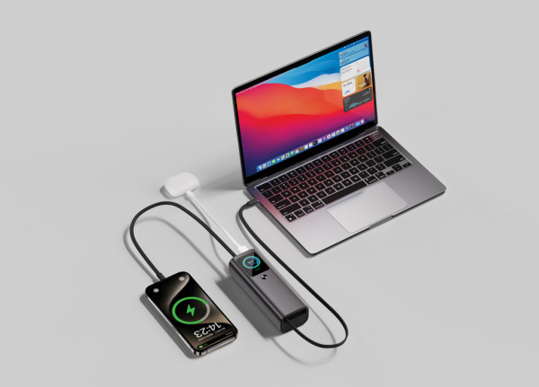 Powerbanka Urban Vitamin Stanford 165W 20 000 mAh sivá 3