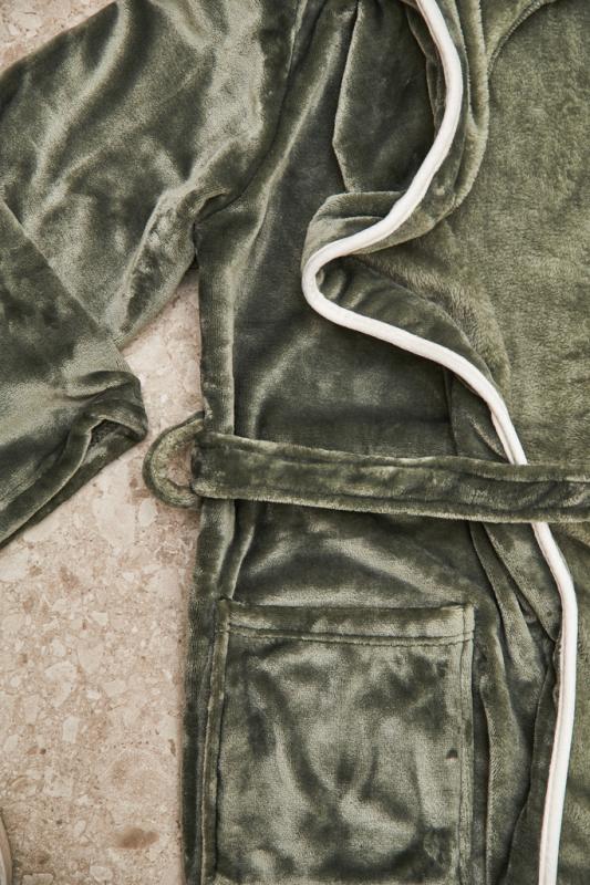 Luxusný župan VINGA Louis z GRS RPET veľkosť L/XL zelená 9