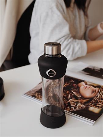 Fľaša, 550 ml, sklenená, EQUA "Active", čierna 2