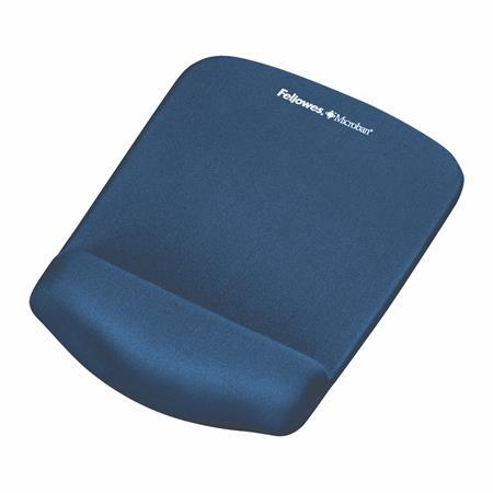 Podložka pod myš s opierkou zápästia, s penovou výplňou, FELLOWES "PlushTouch™", modrá 1