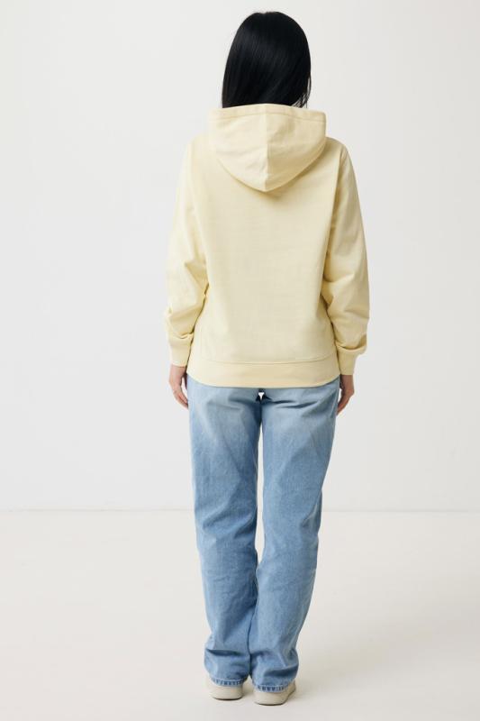 Mikina s bočnými vreckami IQONIQ Yengo z rec. bavlny cream yellow XXS 7