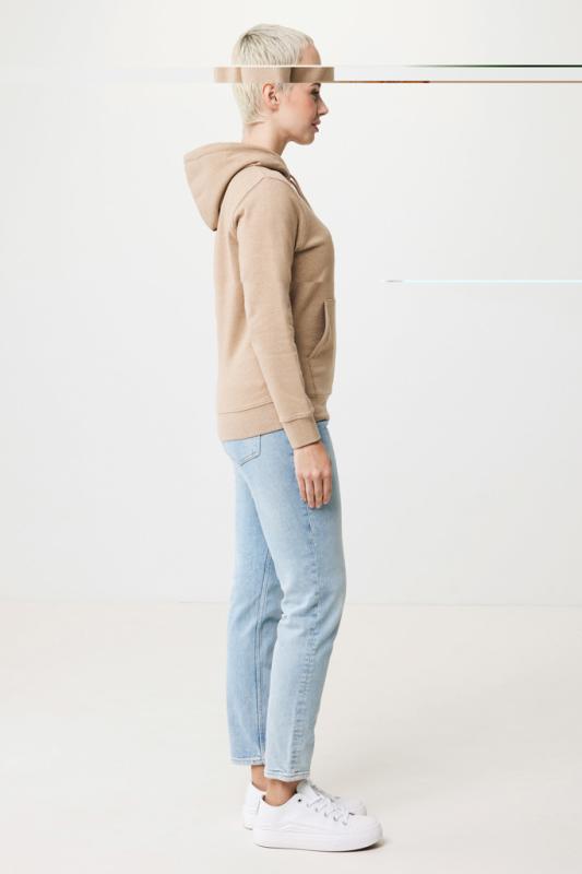 Nefarbená mikina s kapucňou IQONIQ Torres z recykl. bavlny heather brown XXL 8