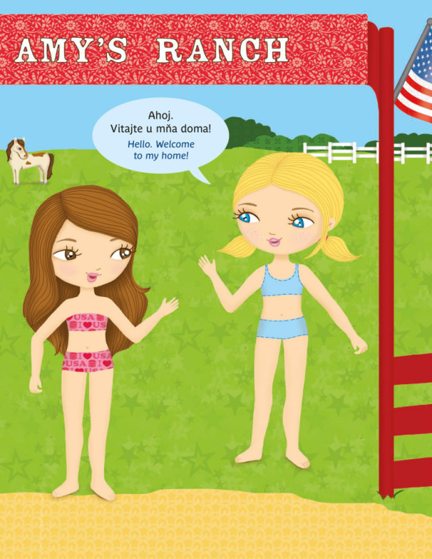 ŠATY PRE AMY ─ Kniha samolepiek 2