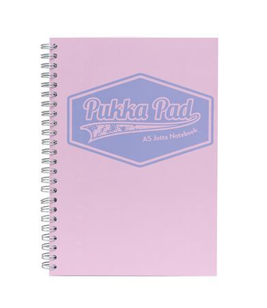 Špirálový zošit, A5, linajkový, 100 strán, PUKKA PAD "Pastel Jotta Pad", 2