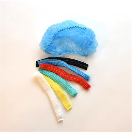 . Zdravotná sieťka na vlasy, harmonikový tvar, biela