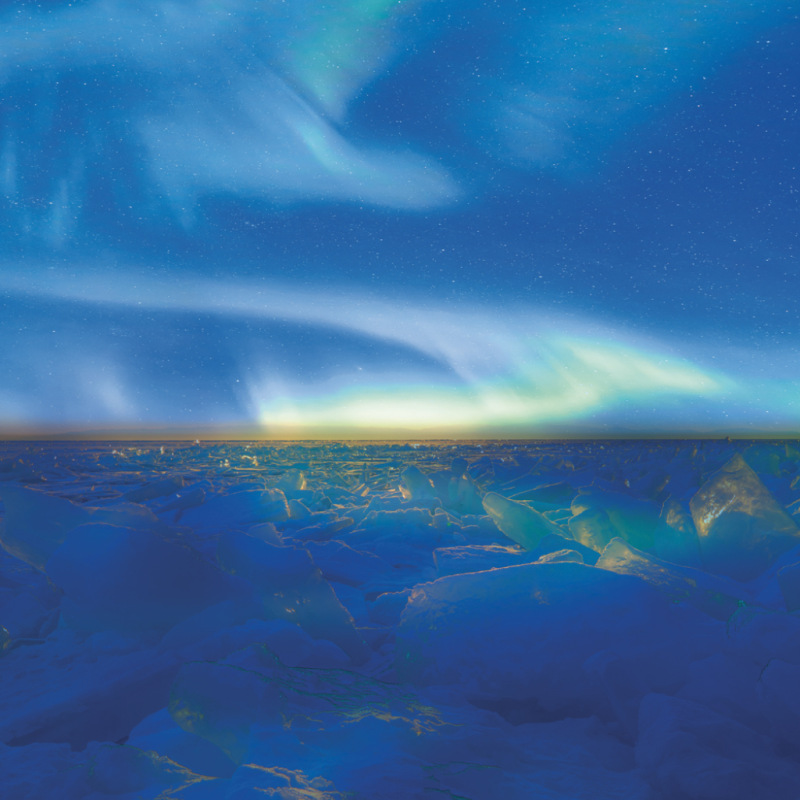 NOTIQUE Grid calendar Aurora Borealis 2027, 30 x 30 cm 9