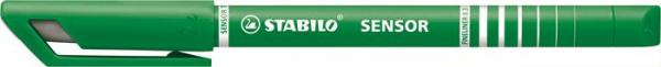 Liner, 0,3 mm, STABILO "Sensor", zelený 1