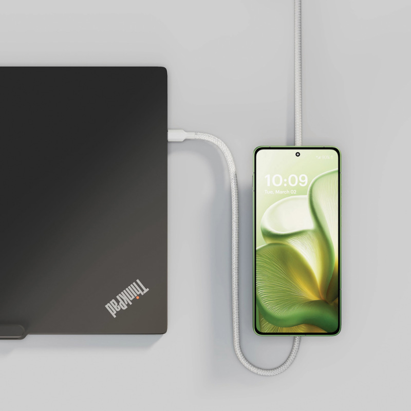 Zens nabíjací kábel USB-C – C Pro 2 biela 5