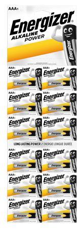 Batérie, AAA mikro, 12 ks, po jednom trhateľné, ENERGIZER "Alkaline Power Kartella" 1