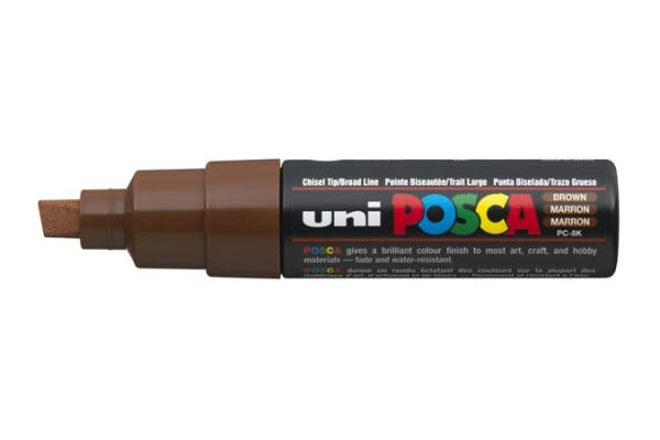 Dekoračný popisovač, 8 mm, UNI "Posca PC-8K", hnedý 1