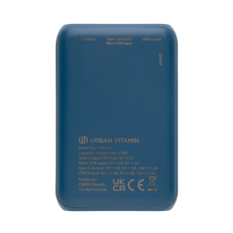 Powerbanka Urban Vitamin Alameda 10 000 mAh 18W PD modrá 6