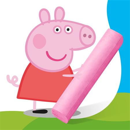 Krieda na asfalt, jumbo, STAEDTLER "Noris® junior 2365", Peppa Pig, 6 farieb 3