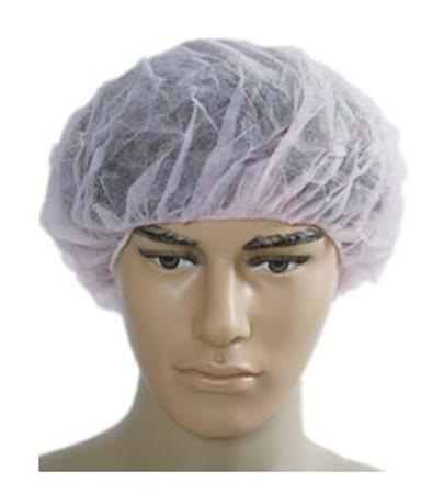 . Zdravotnícka čiapka, veľkosť 21", biela