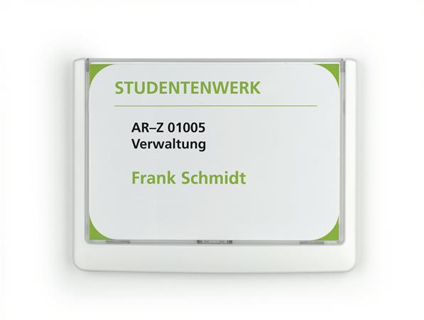 Informačná tabuľa, 149x105,5 mm, DURABLE "CLICK SIGN", biela 4