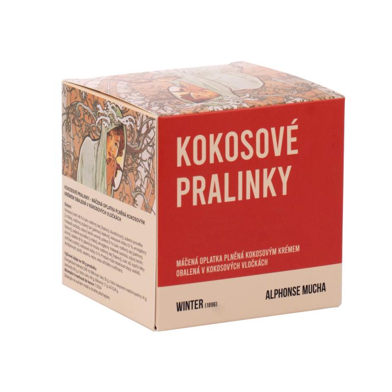 Kokosové kuličky Alfons Mucha – Winter 2