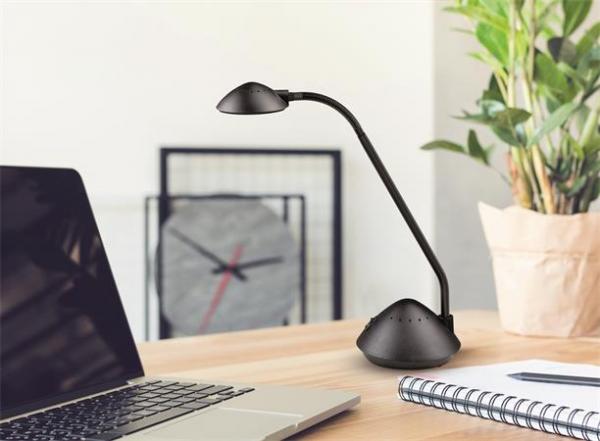 Stolová lampa, LED, MAUL "Arc", čierna 2