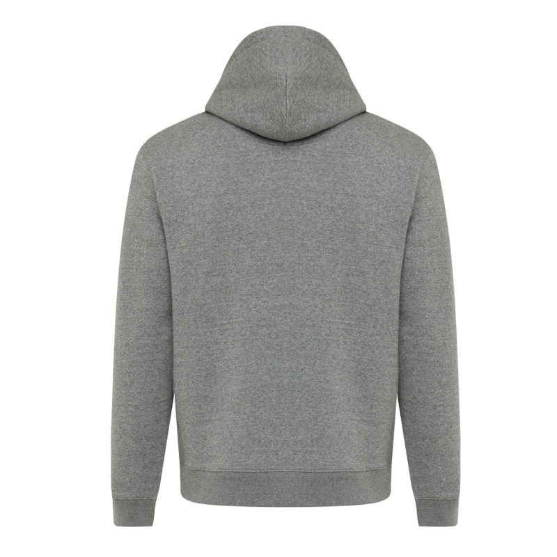 IQONIQ Joshua Unisex mikina s kapucňou z rec. bavlny light heather anthracite XXL 3