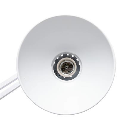 Stolová lampa, energeticky úsporná, s klipom, MAUL "Study", biela 3