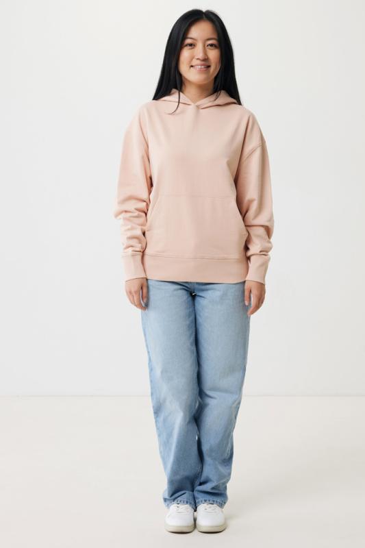 Mikina s kapucňou IQONIQ Yoho relaxed fit z recykl. bavlny peach nectar XXS 7