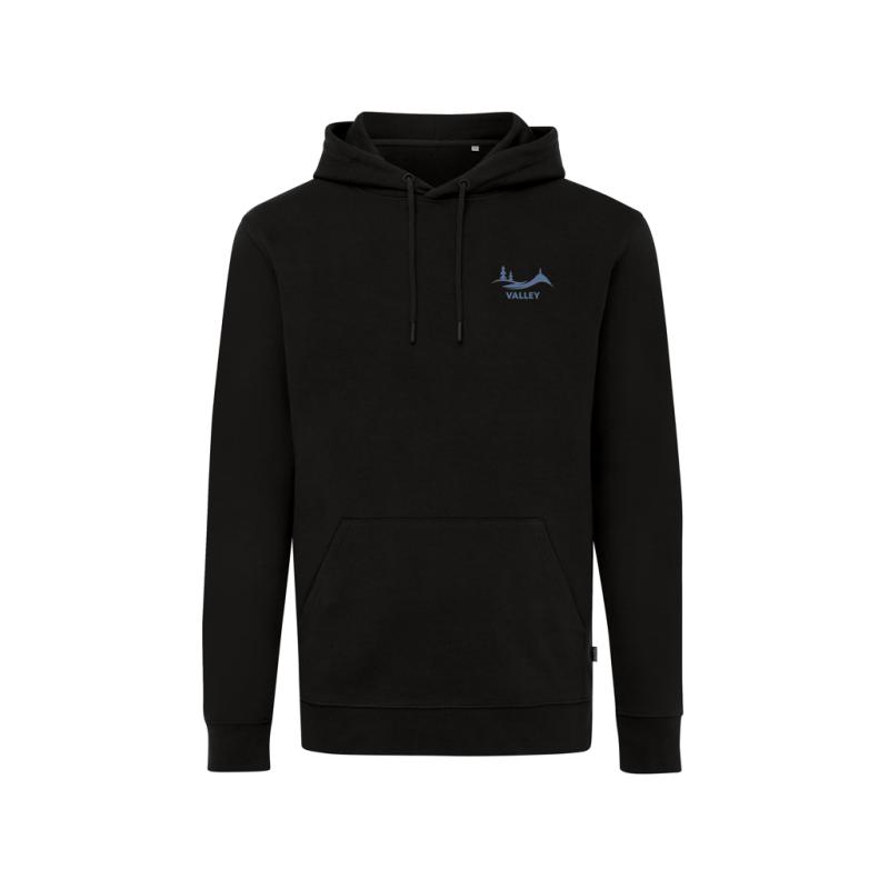 Mikina s kapucňou IQONIQ Jasper z recykl. bavlny čierna 5XL 3