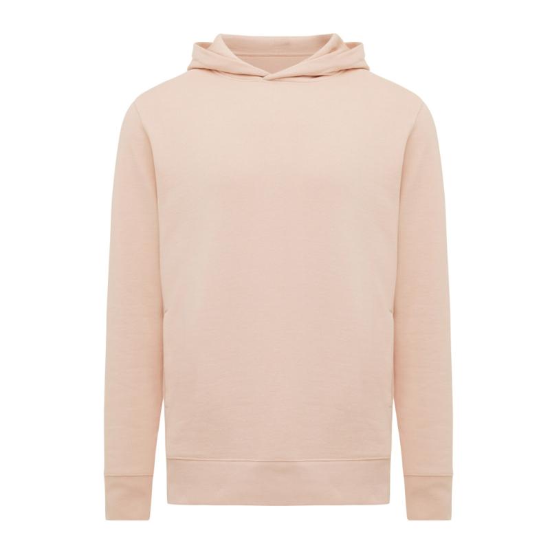 Mikina s bočnými vreckami IQONIQ Yengo z rec. bavlny peach nectar XXL 1