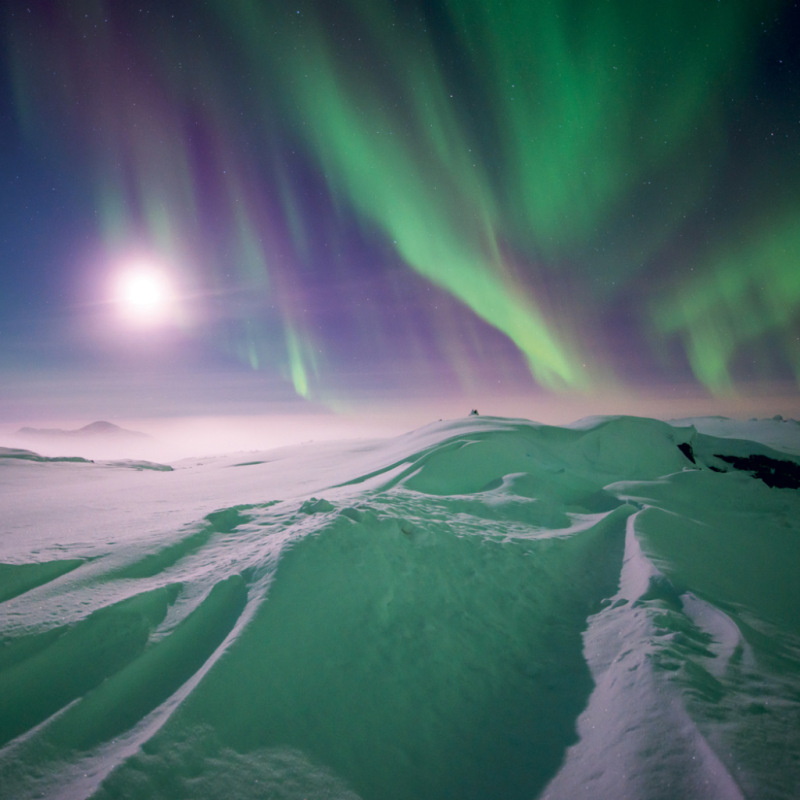 NOTIQUE Grid calendar Aurora Borealis 2027, 30 x 30 cm 5