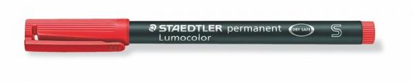 Permanentný popisovač, OHP, 0,4 mm, STAEDTLER "313 S", červený 1