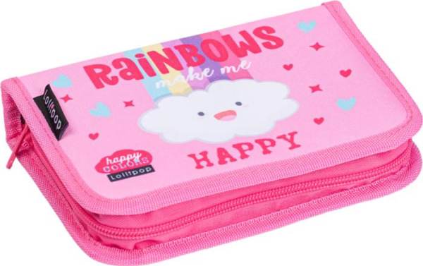 Peračník, s chlopňami, na zips, LIZZYSULI, "Lollipop Rainbow" 1