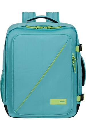 Batoh, kabínová veľkosť, 38 l, M, AMERICAN TOURISTER "Take2Cabin", tyrkysový/limetkový 1
