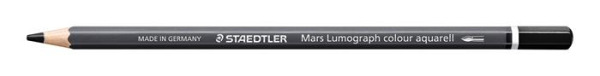 Akvarelová farebná ceruzka, šesťhranná, STAEDTLER "Mars® Lumograph® 104", čierna