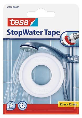 Páska neprepúšťajúca vodu, inštalatérska, 2 mm x 12 m, TESA, "StopWater Tape", biela 1
