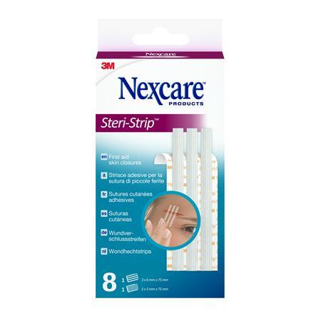 3M Náplasť "SteriStrip", rôzne veľkosti, 8 ks/bal