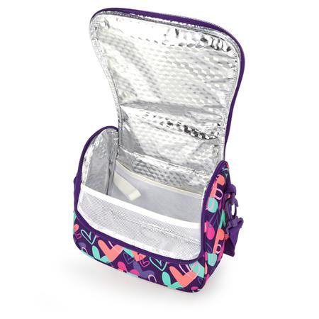 Taška na desiatu, GABOL "Kokoro", fialová, so srdiečkami 5