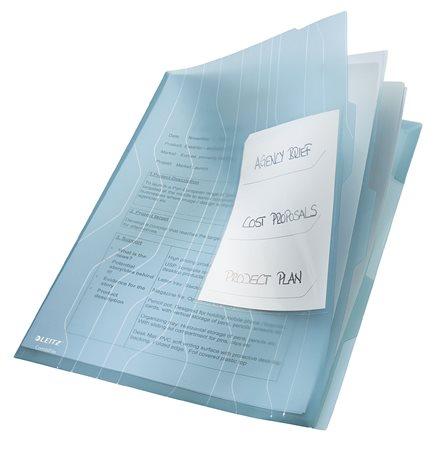Euroobal, organizačný, A4, 200 mikr., drsný povrch, LEITZ "CombiFile", modrý 4