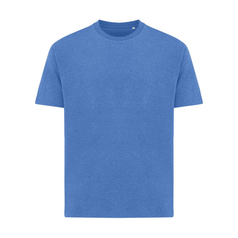 Tričko IQONIQ Teide z recykl. bavlny heather blue 4XL