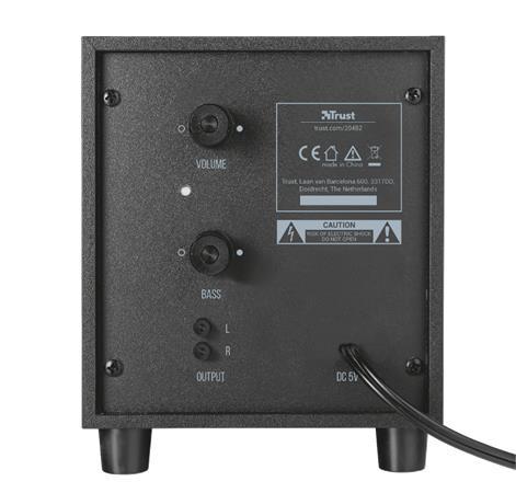 Reproduktor, zostava, 2.1, 9W (RMS), TRUST "Avora" 4