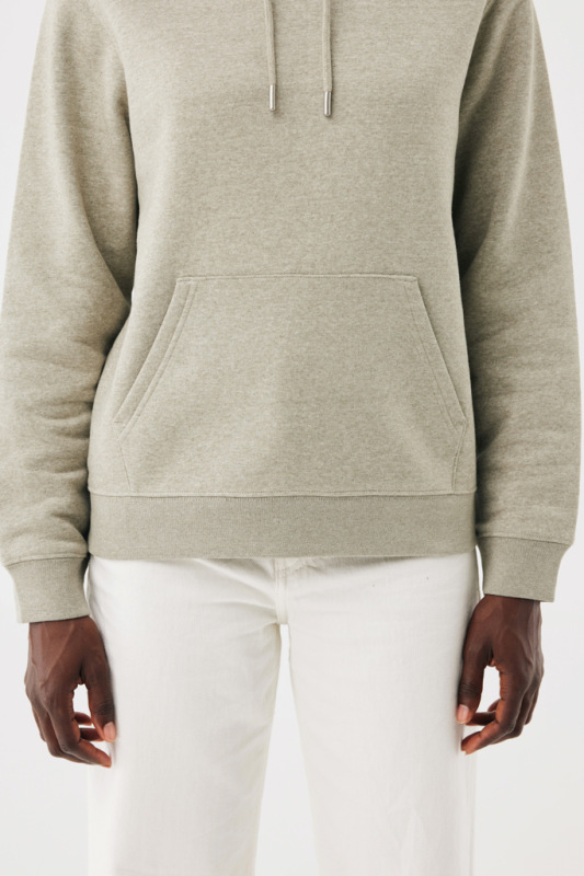 IQONIQ Joshua Unisex mikina s kapucňou z rec. bavlny light heather green XXXL 10