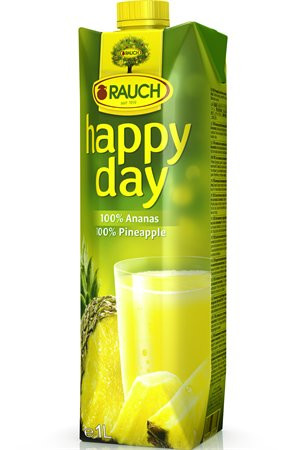 Ovocná šťava, 100%, 1 l, RAUCH "Happy day", ananas 2